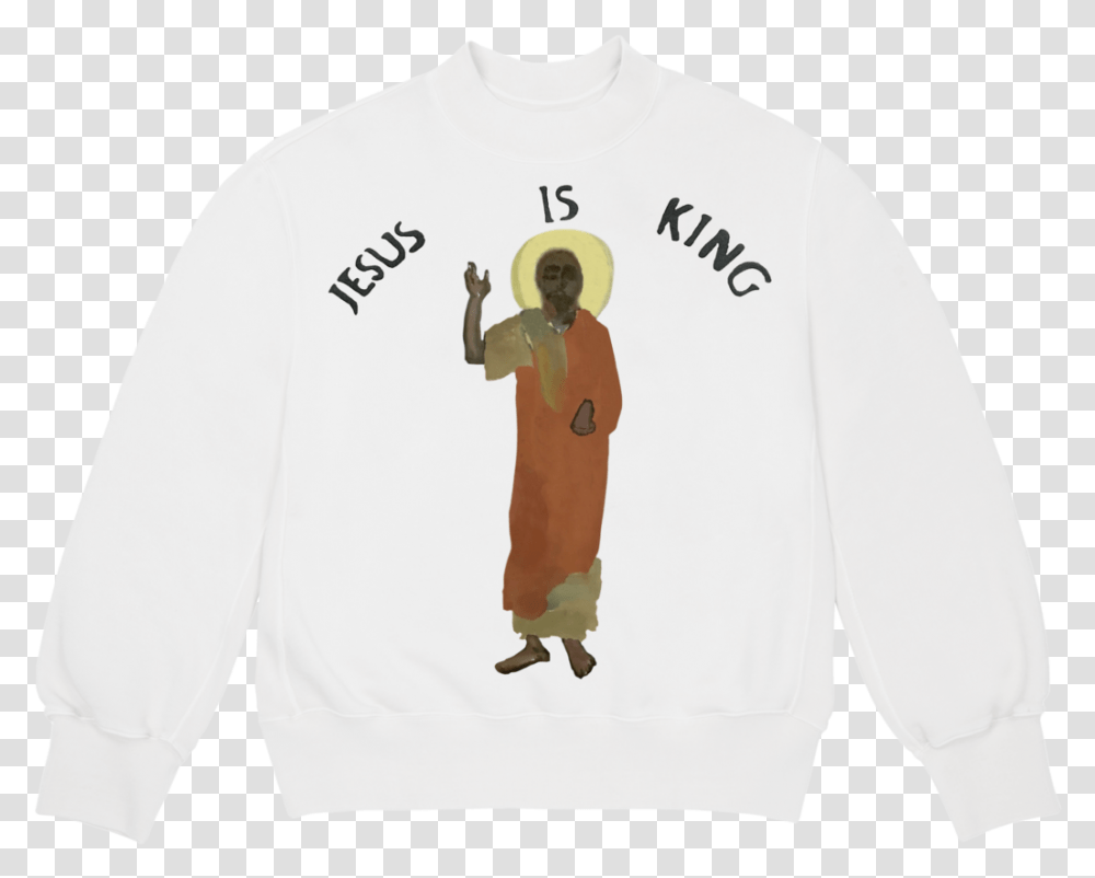 Kanye West Jesus Is King Merch, Apparel, Sleeve, Sweatshirt Transparent Png