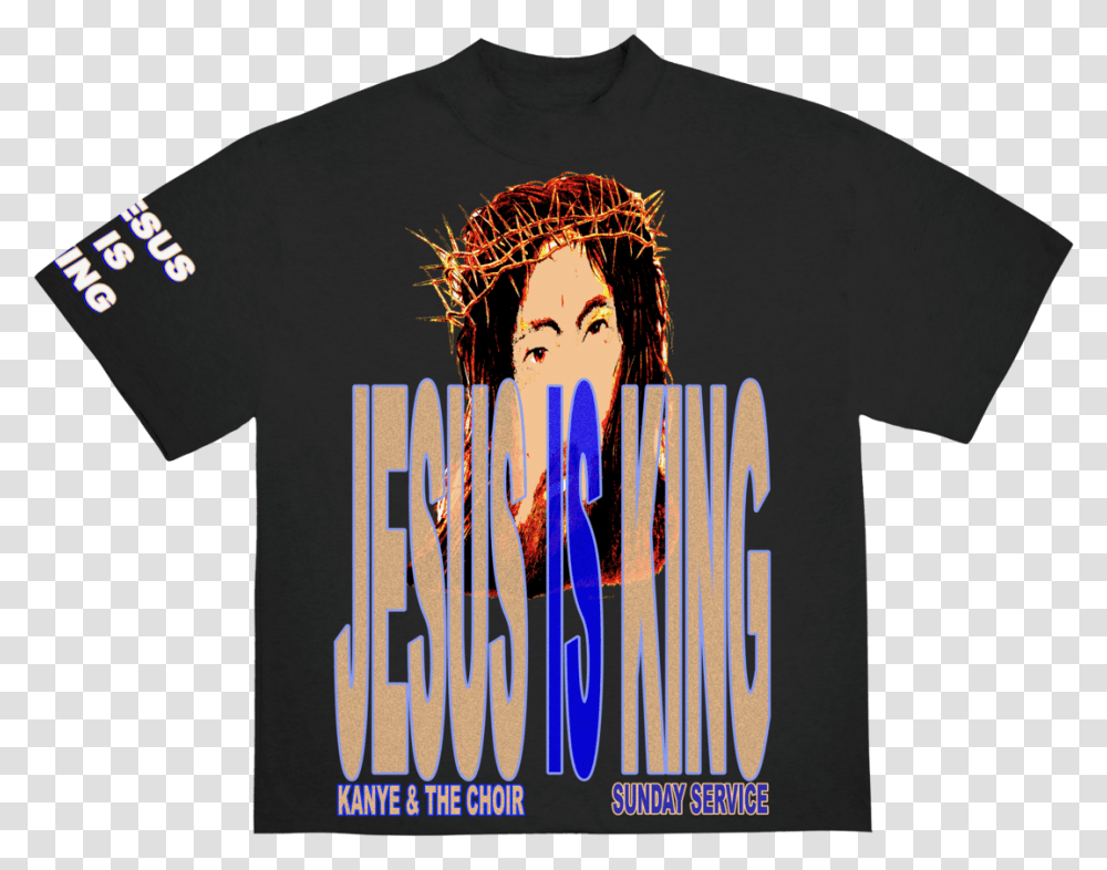 Kanye West Jesus Is King Merch, Apparel, T-Shirt, Person Transparent Png
