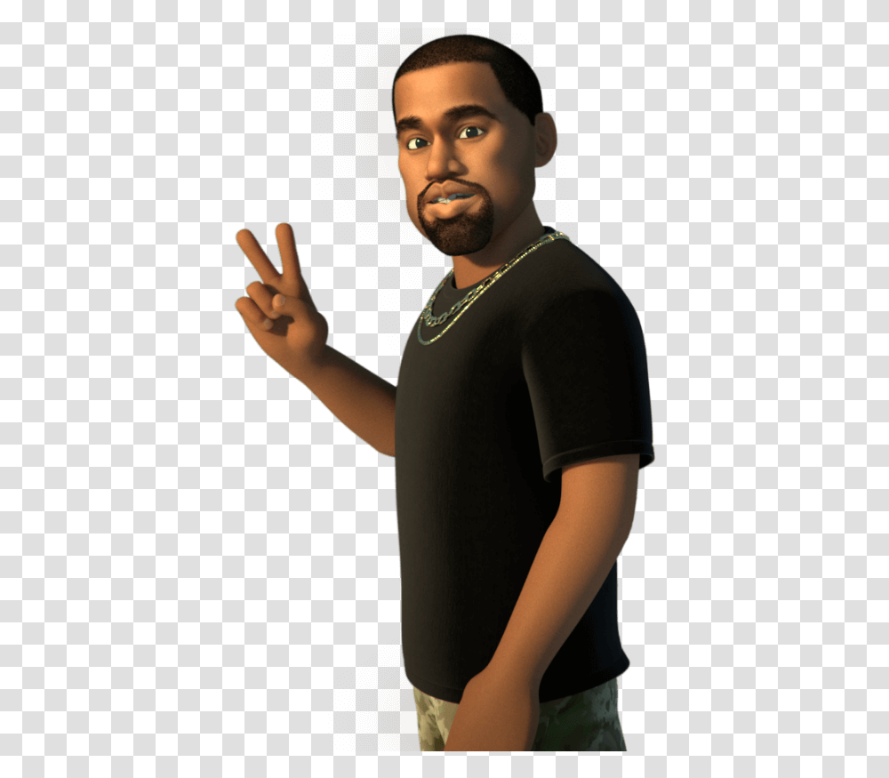 Kanye West Kanye West Earth, Sleeve, Person, Finger Transparent Png