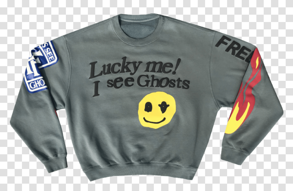 Kanye West Lucky Me I See Ghost Cn, Apparel, Sweatshirt, Sweater Transparent Png
