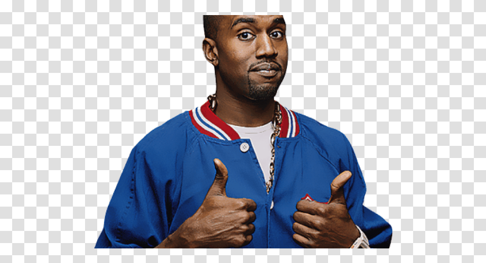 Kanye West, Person, Human, Thumbs Up, Finger Transparent Png