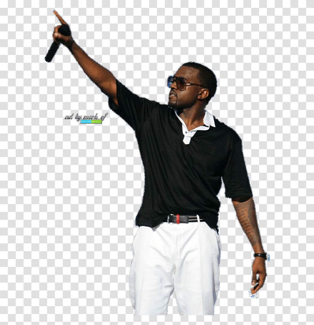 Kanye West Render, Person, Sleeve, People Transparent Png