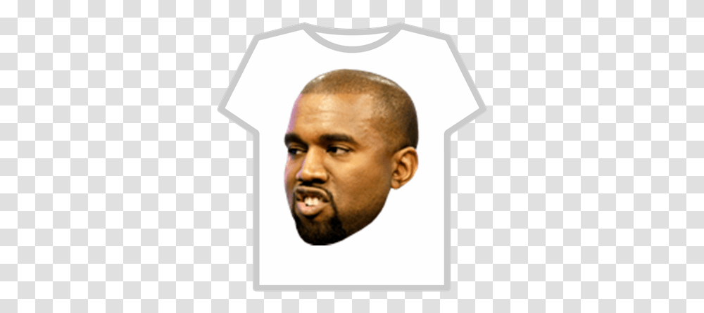 Kanye West Roblox Friends T Shirt, Head, Person, Face, Clothing Transparent Png