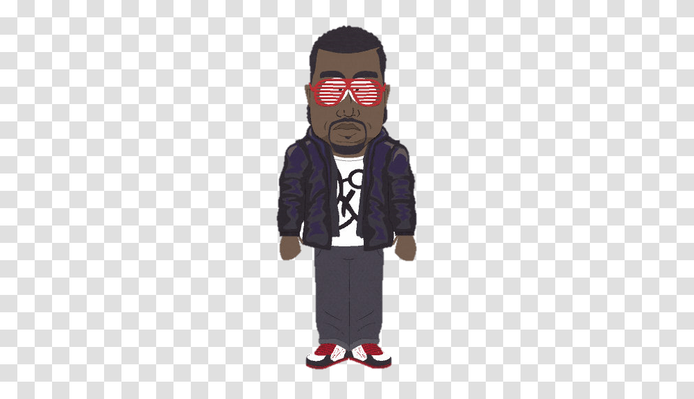 Kanye West South Park Archives Fandom Powered, Person, Face, Hoodie Transparent Png