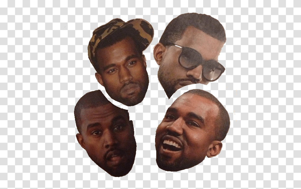 Kanye West Theme Birthday Head, Face, Person, Transparent Png –
