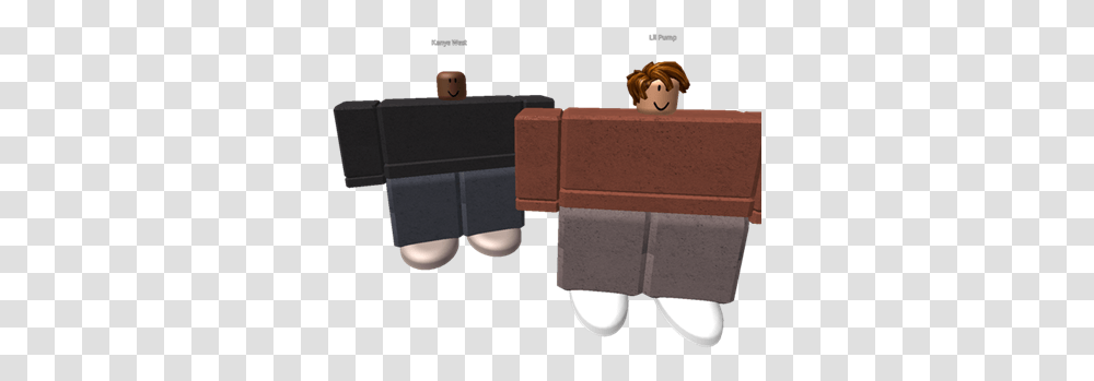 Kanye West & Lil Pump I Love It Roblox Coin Purse, Weapon, Table, Furniture, Screen Transparent Png