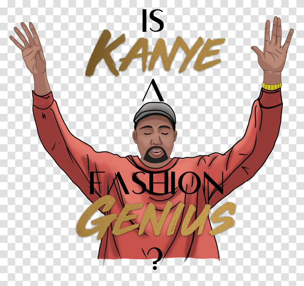 Kanye Wests Influence On Fashion And The Evolution Illustration, Person, People, Hand, Skin Transparent Png
