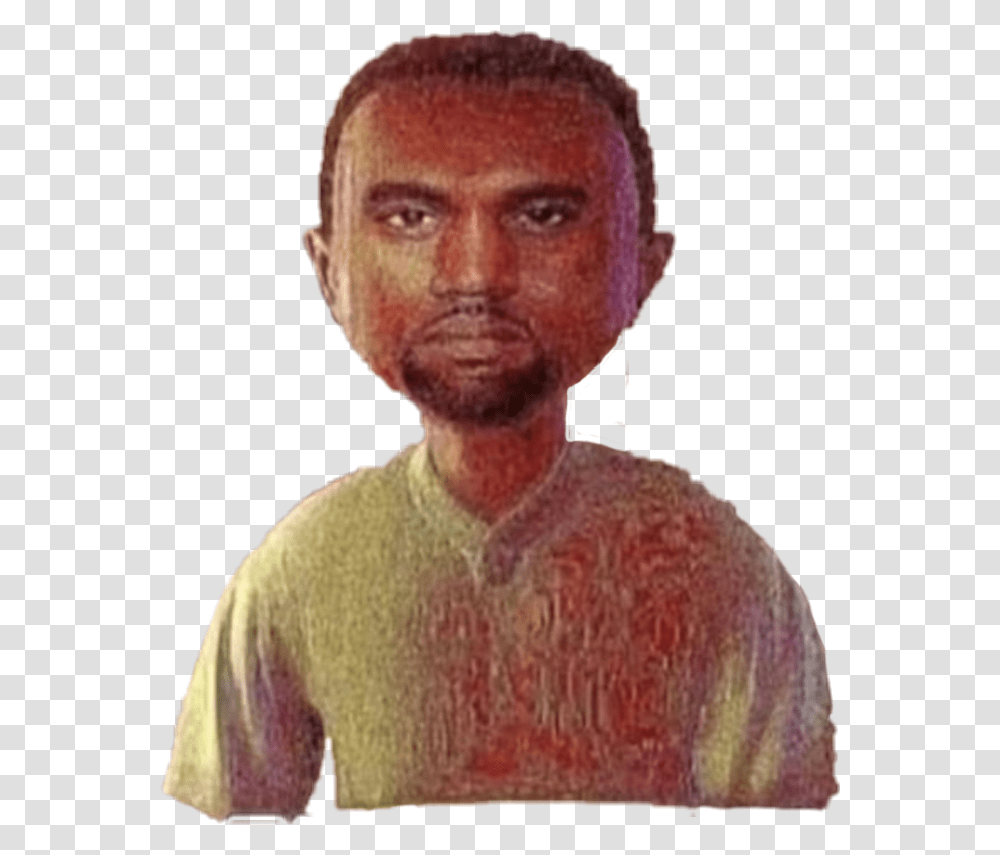 Kanyewest Kanye Meme Memed Dankmemes Dankmeme Kanye West Dank Meme, Head, Face, Person, Human Transparent Png