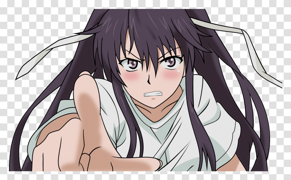 Kanzaki Kaori A Certain Scientific Railgun Ponytail, Manga, Comics, Book, Person Transparent Png