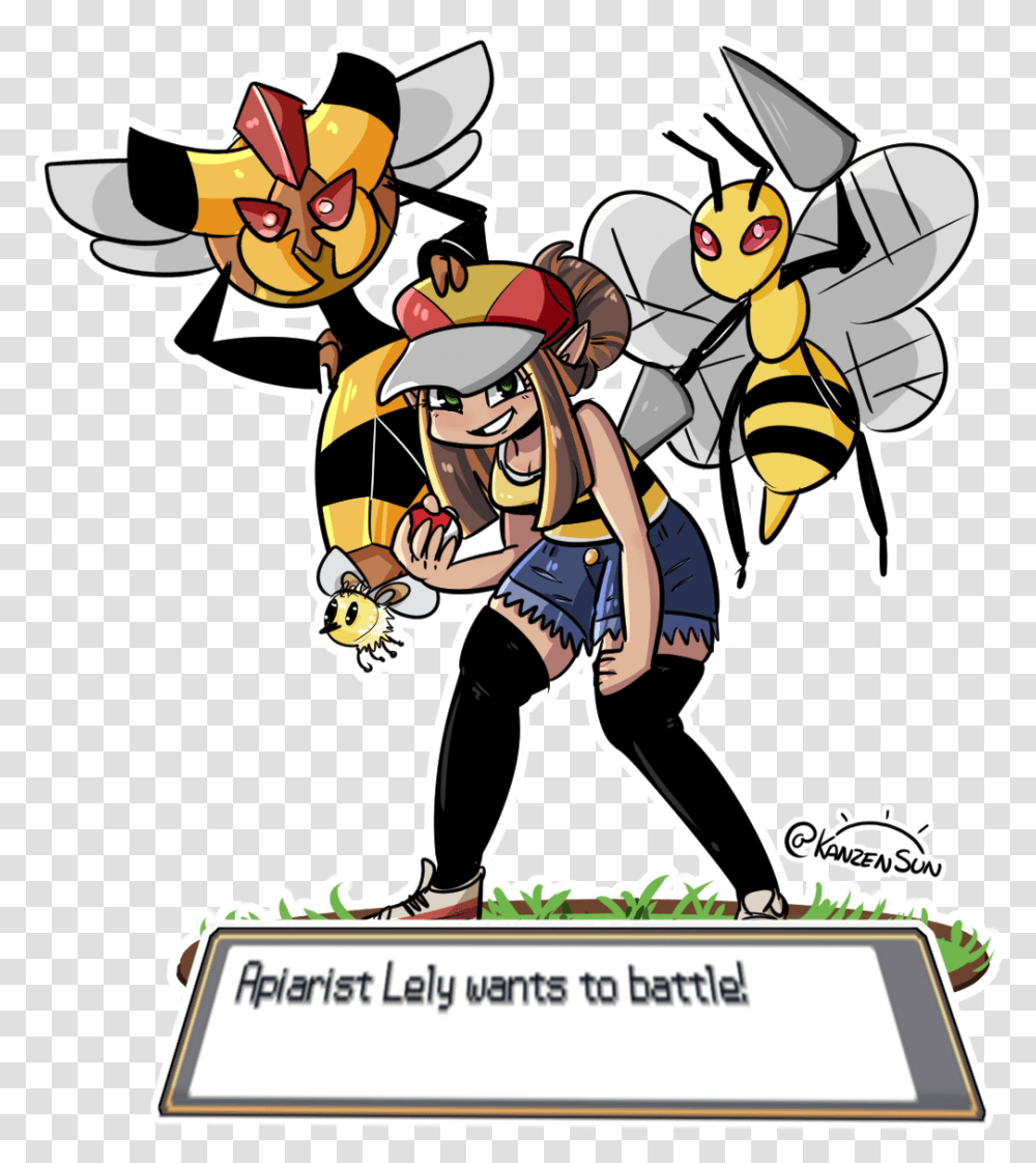 Kanzensun Bee Pokemon Trainer, Person, Costume, Advertisement, Poster Transparent Png