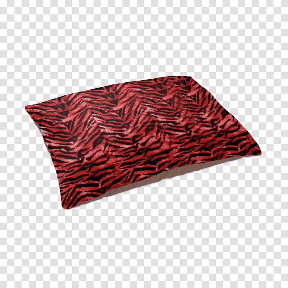 Kaori Red Tiger Striped Customizable Pet Bed, Rug, Accessories, Accessory, Wallet Transparent Png