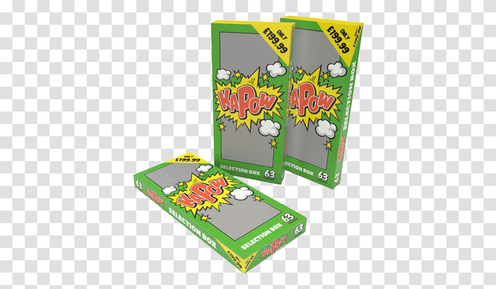 Kapow 63 Pce Selection Box Cut Price Fireworks Uk Boom Firework Selection Box, Flyer, Poster, Paper, Advertisement Transparent Png