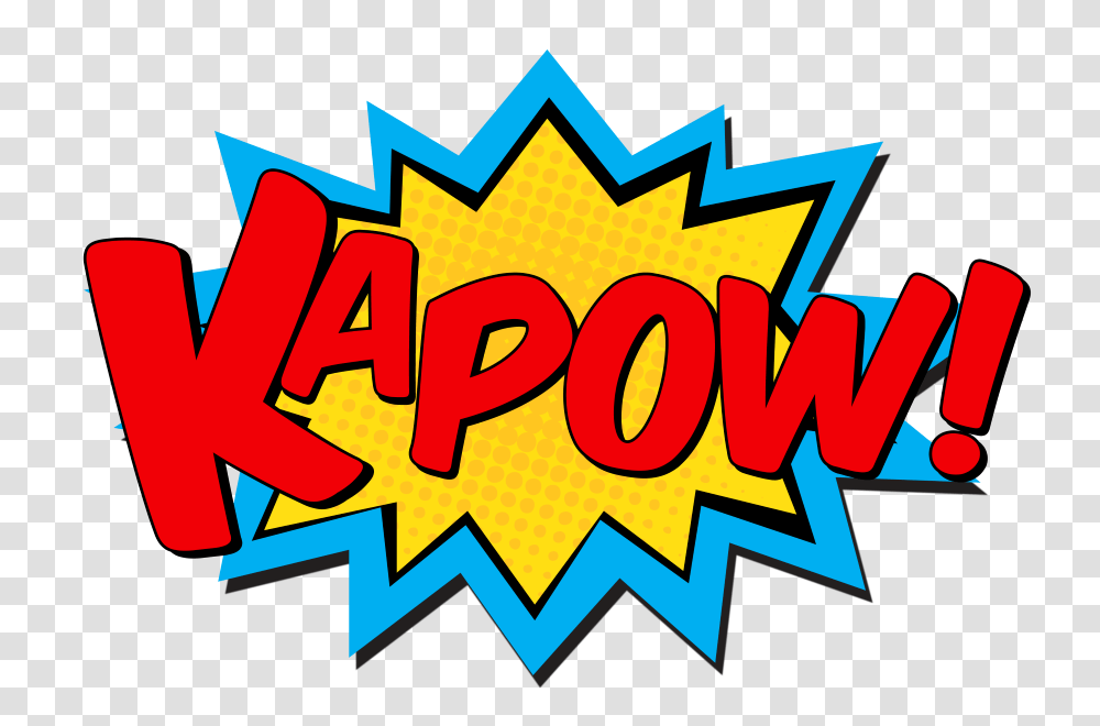Kapow Superhero Marvel Dcfreetoedit, Lighting, Alphabet Transparent Png