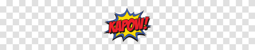 Kapow, Batman Logo, Poster, Advertisement Transparent Png