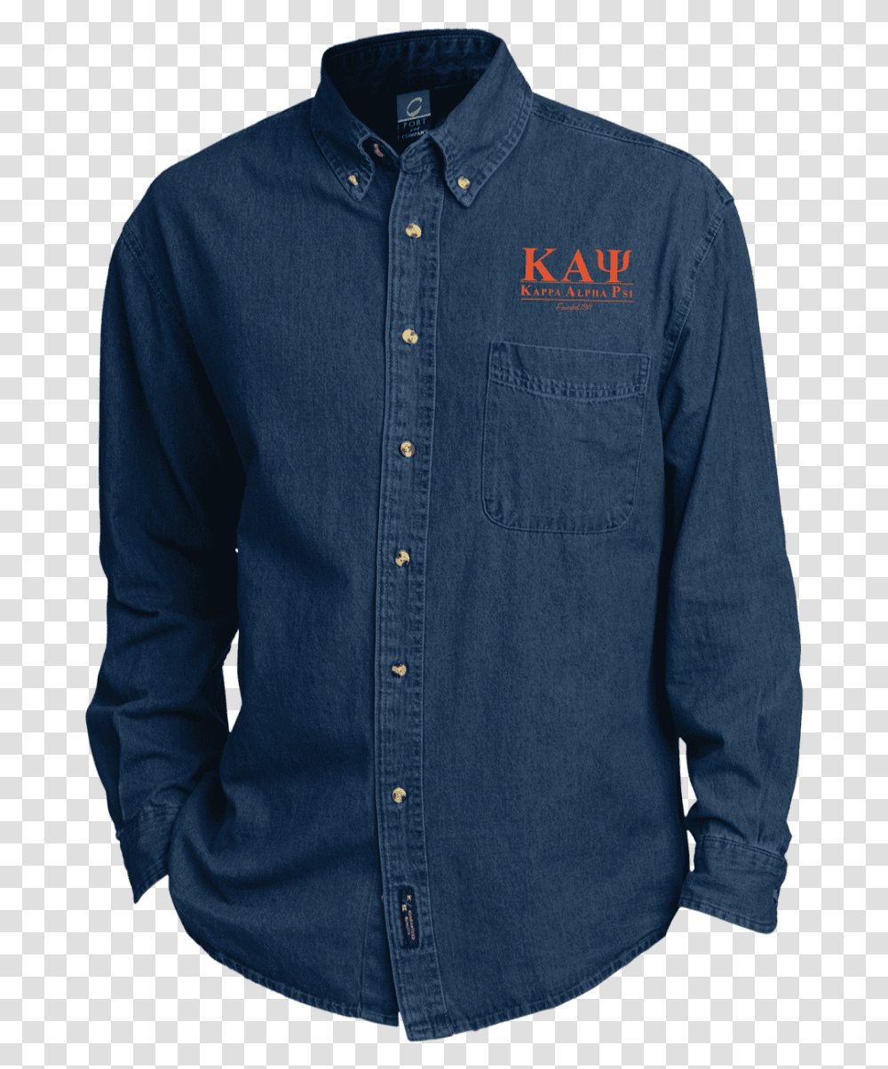 Kappa Alpha Psi Long Sleeve Denim Shirt Long Sleeved T Shirt, Apparel, Pants, Jeans Transparent Png