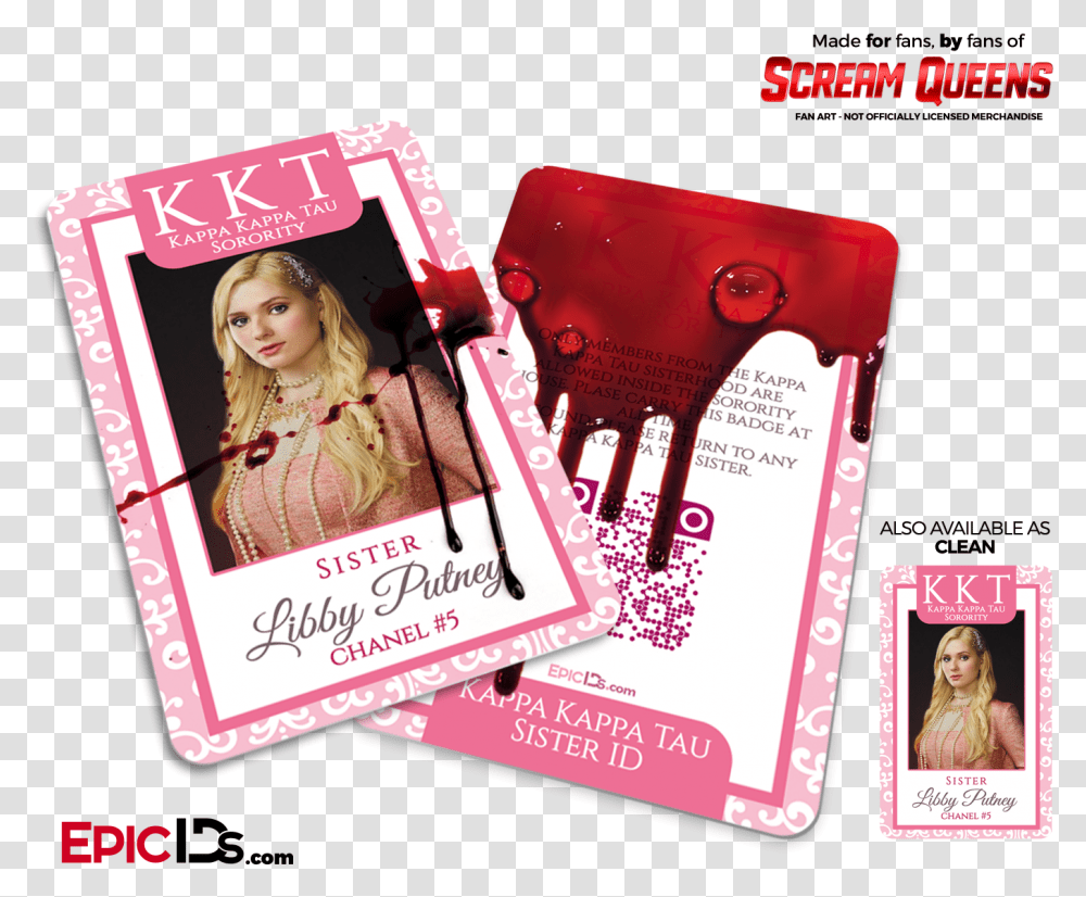 Kappa Kappa Tau Scream Queens Scream Queens Sonya Herfmann, Person, Poster, Advertisement Transparent Png