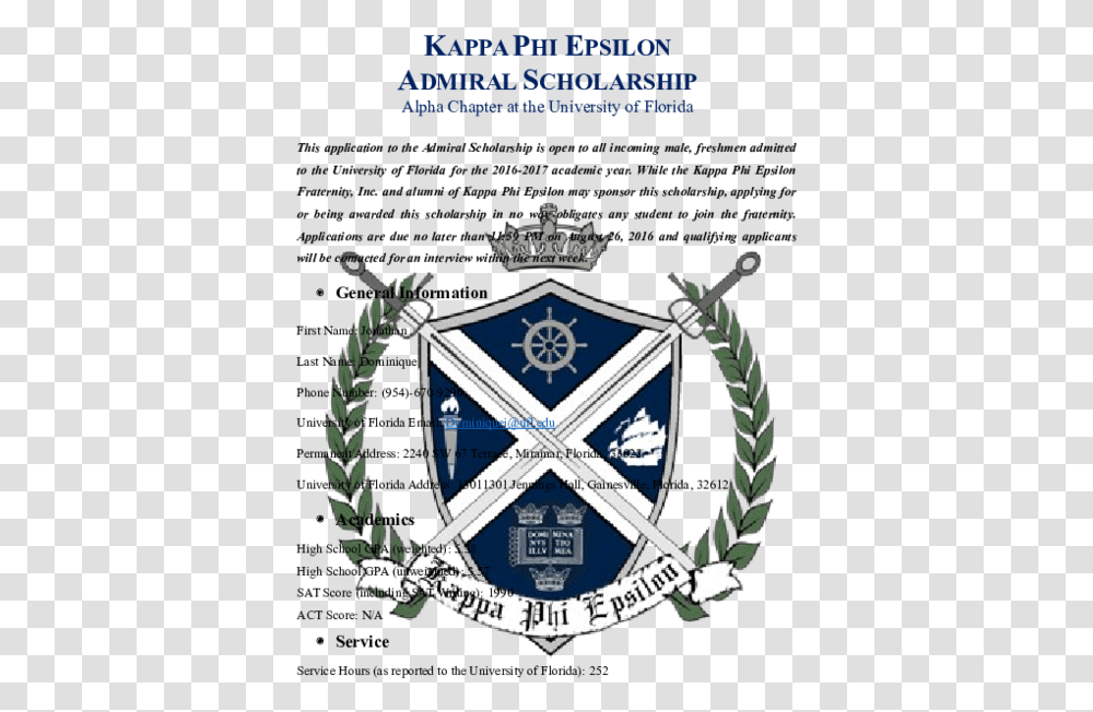 Kappa Phi Epsilon, Armor, Shield Transparent Png