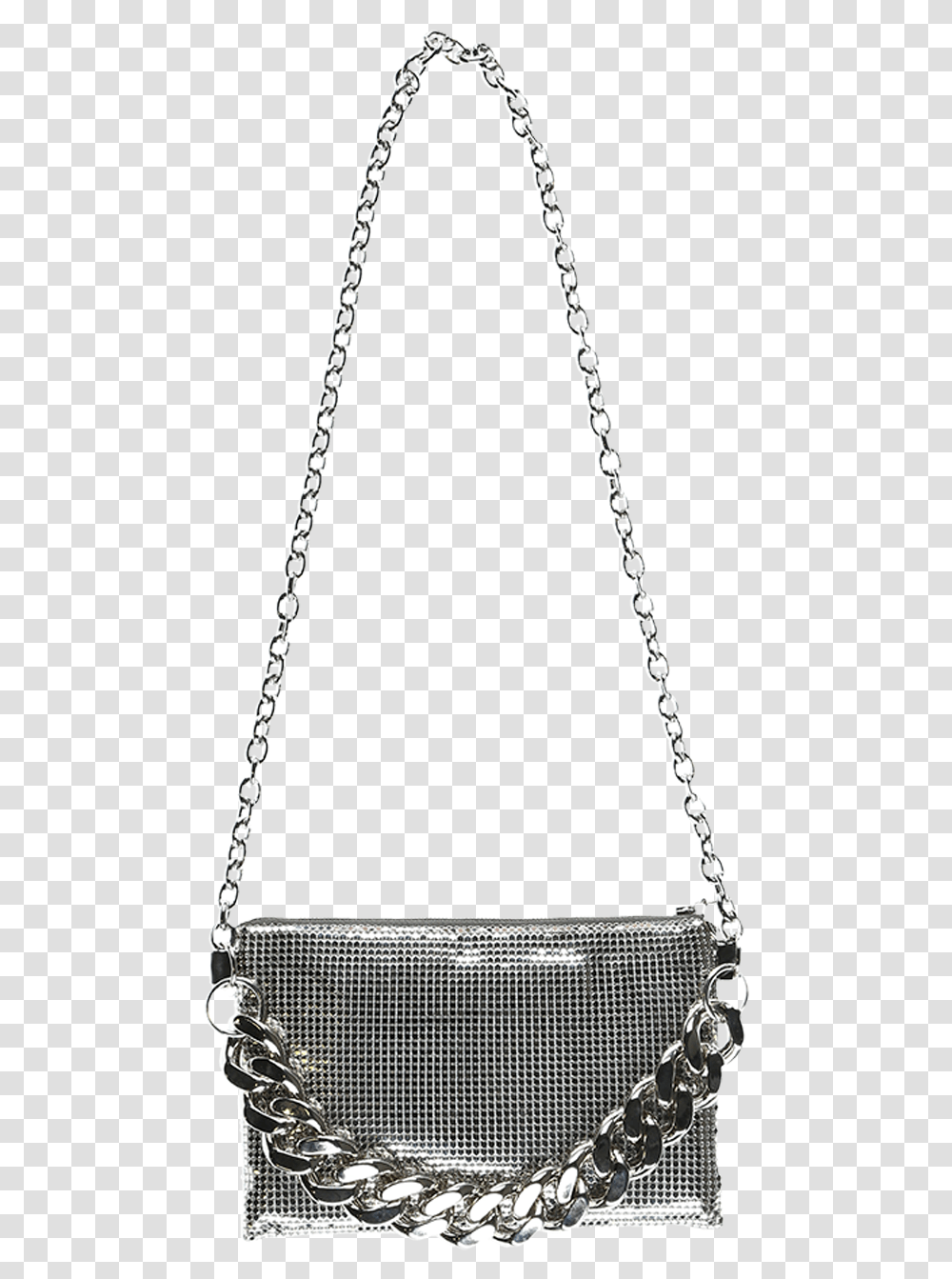 Kara Chain Mail Crossbody Bag Shoulder Bag, Necklace, Jewelry, Accessories, Accessory Transparent Png