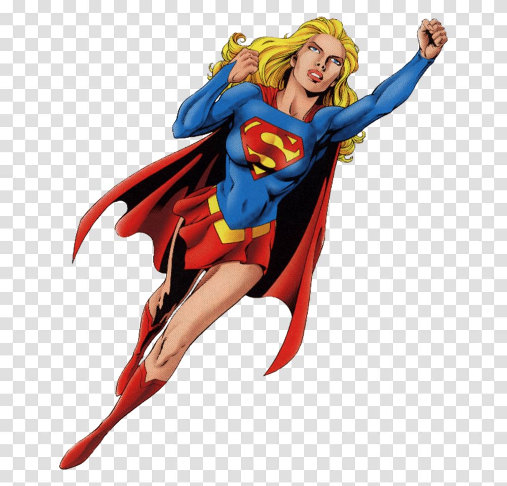 Kara Zor El Supergirl Superman Comics Superhero Comic Supergirl, Apparel, Person, Human Transparent Png