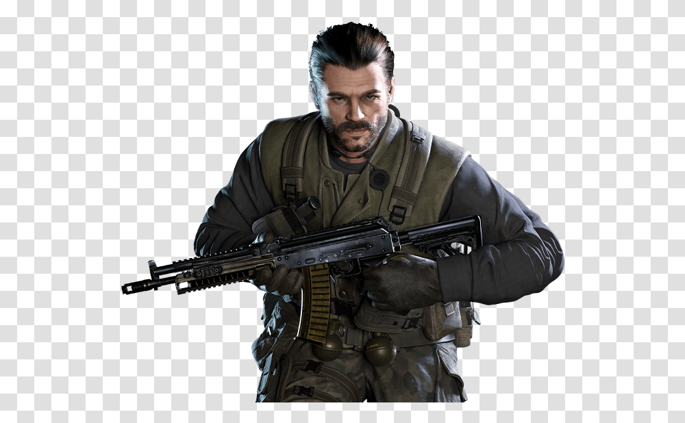 Karakter Cod Alex Mason Cod Mobile, Gun, Weapon, Weaponry, Person Transparent Png