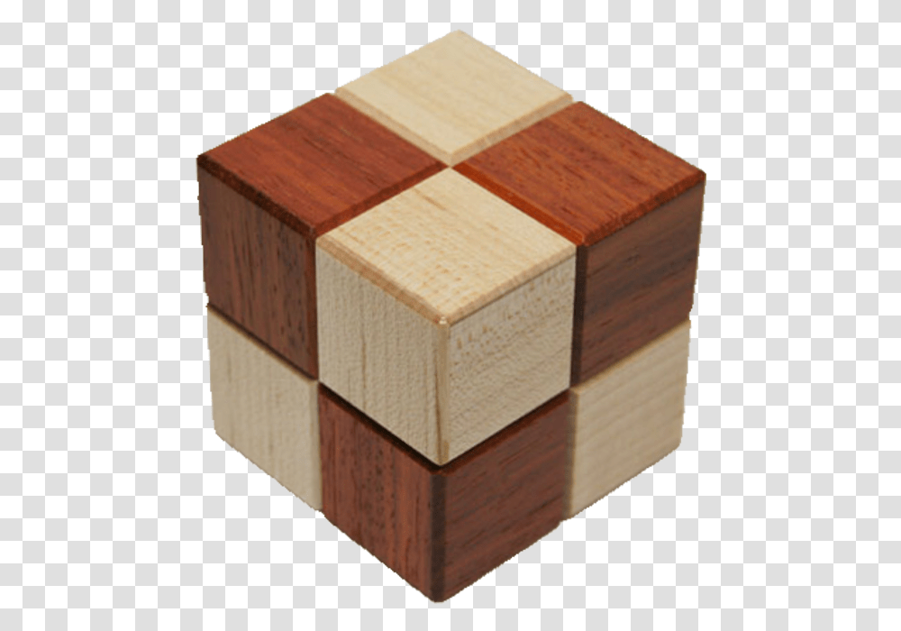 Karakuri Cube Box, Wood, Rubix Cube, Furniture, Plywood Transparent Png