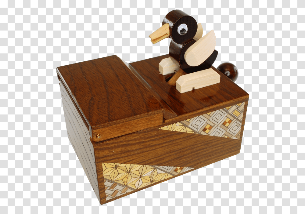 Karakuri Toothpick Bird Plywood, Tabletop, Furniture, Hardwood, Box Transparent Png