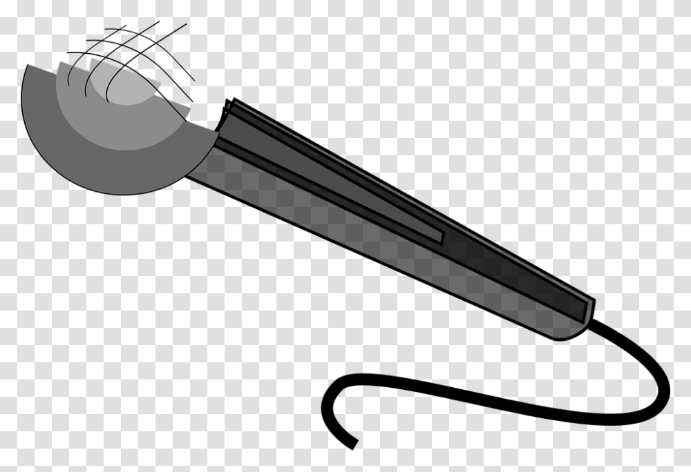 Karaoke Microphone Background, Tool, Weapon, Weaponry, Hoe Transparent Png