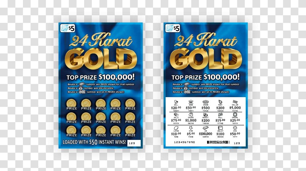 Karat Gold Lottery Ticket, Paper, Word, Flyer Transparent Png