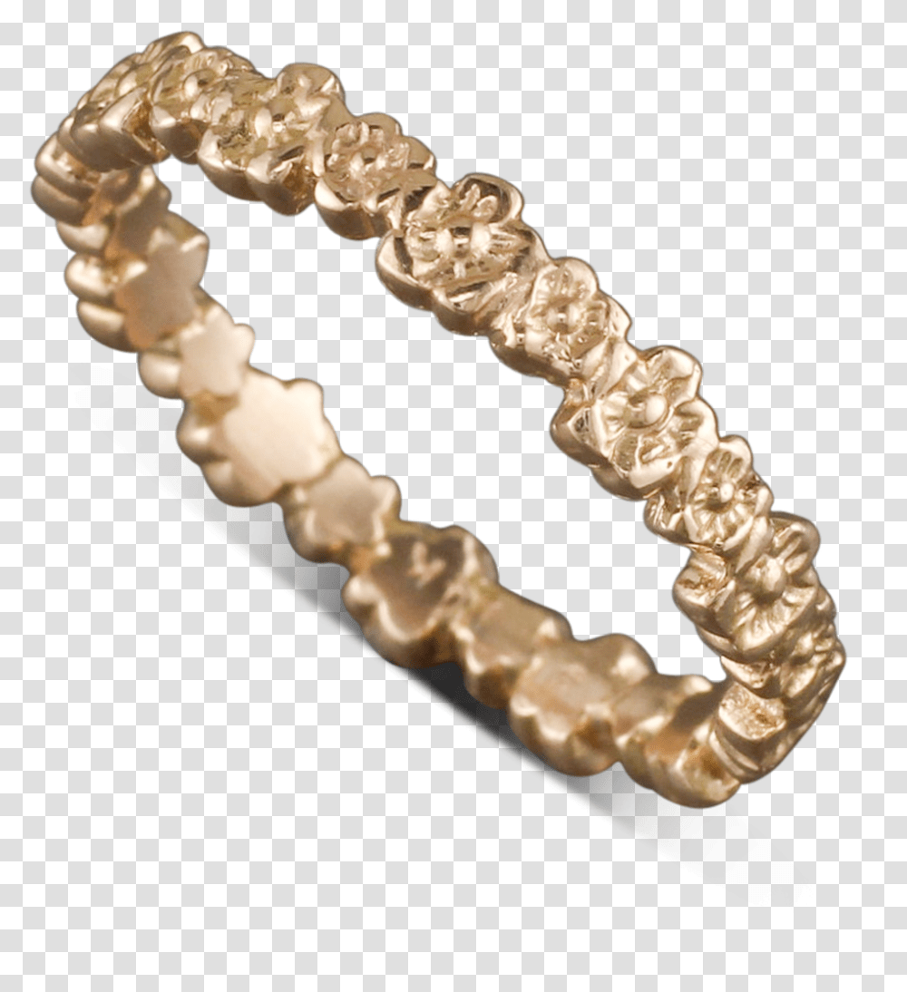 Karat Rose Gold Flower Stack Able Ring Size Bracelet, Accessories, Accessory, Jewelry, Pearl Transparent Png