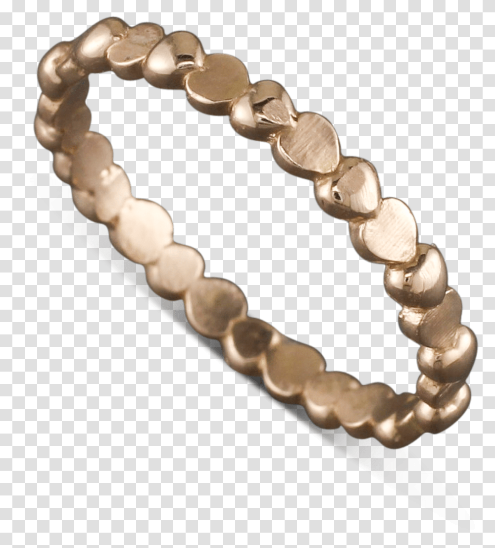 Karat Rose Gold Heart Stack Able Ring Size Bracelet, Accessories, Accessory, Jewelry, Pearl Transparent Png