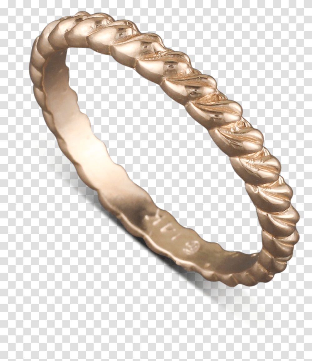 Karat Rose Gold Leaf Stack Able Ring Size Bangle, Accessories, Accessory, Jewelry, Person Transparent Png
