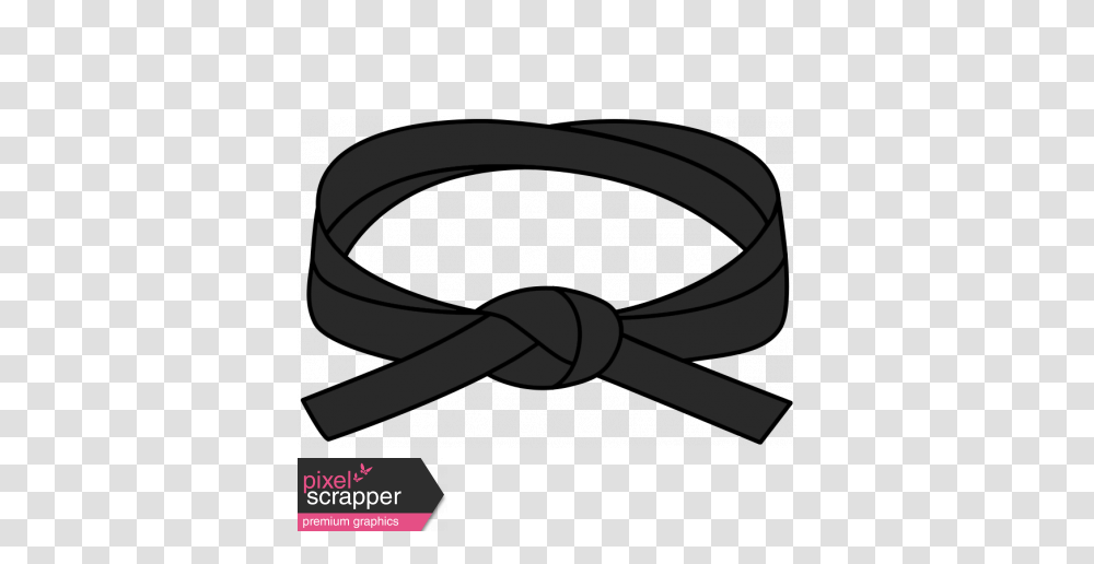 Karate Belt Black Illustration Graphic, Knot, Accessories, Accessory, Hat Transparent Png