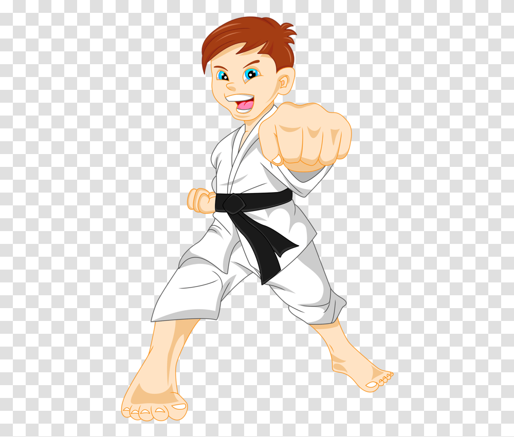 Karate Cartoon Stock Photography Stock Illustration Karate Kid Cartoon, Hand, Person, Human, Martial Arts Transparent Png