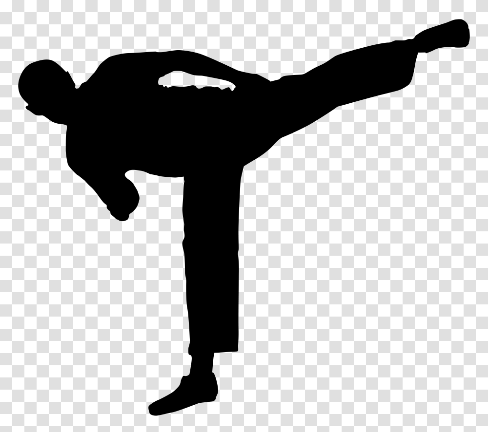 Karate Master Silhouette Clip Art Gallery, Cross, Hand Transparent Png