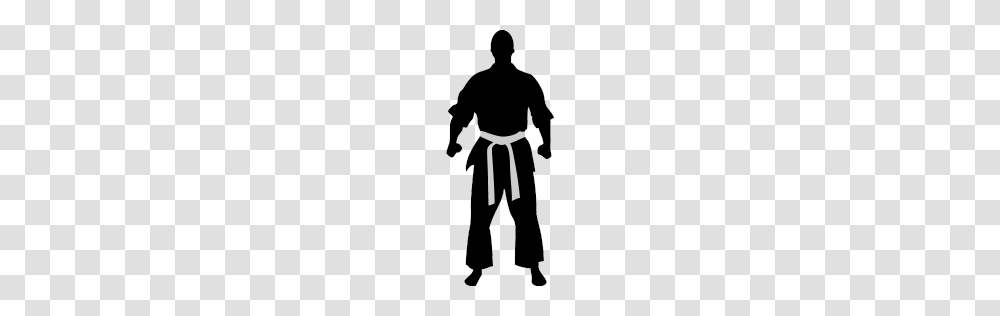 Karate Ready Icon Karate Iconset Kampsport Find Hold, Person, Human, Sports, Martial Arts Transparent Png