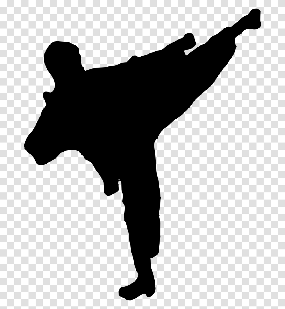 Karate Silhouette Kung Fu Vector, Gray, World Of Warcraft Transparent Png