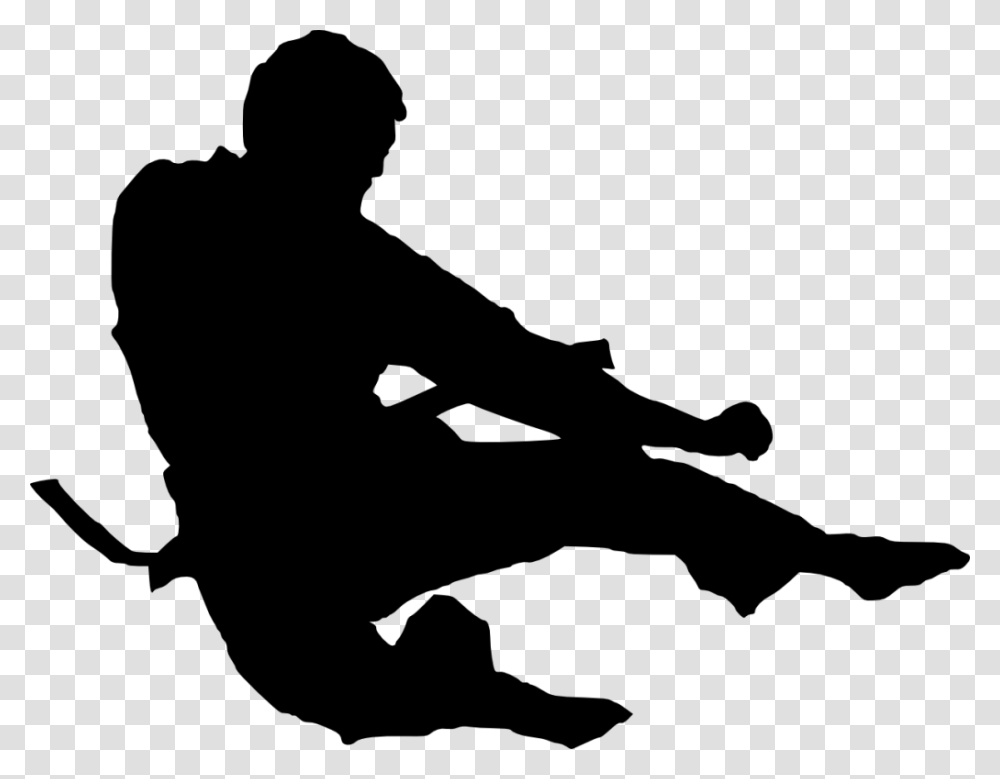 Karate Silhouette Silhouette Karate, Gray, World Of Warcraft Transparent Png