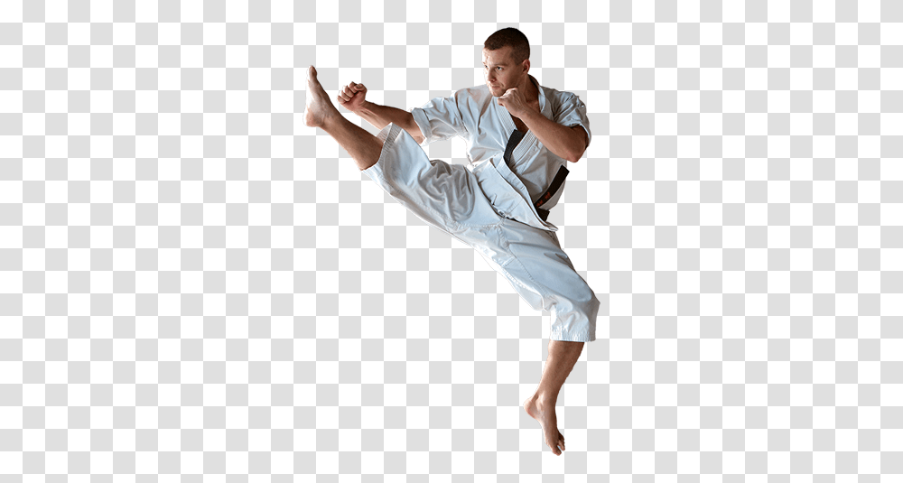Karate, Sport, Person, Human, Kicking Transparent Png