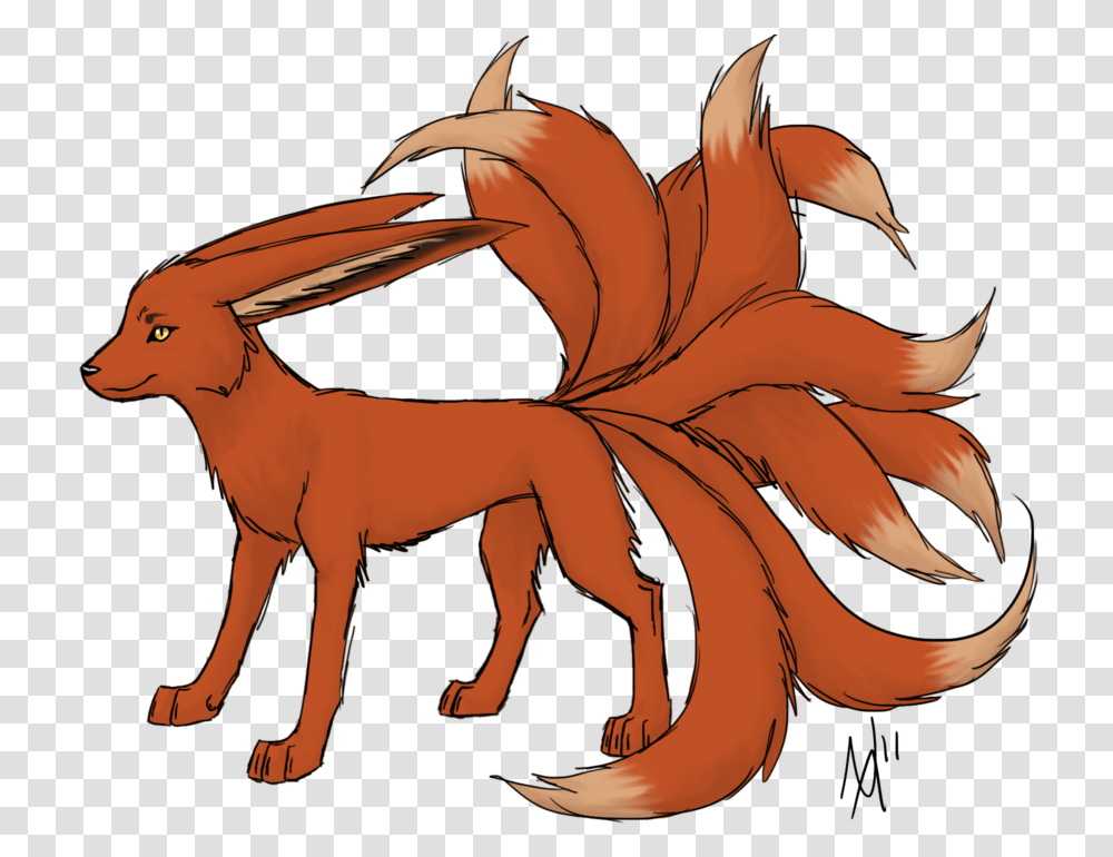 Karene The Tailed By Six Tail Fox, Animal, Horse, Mammal, Plant Transparent Png