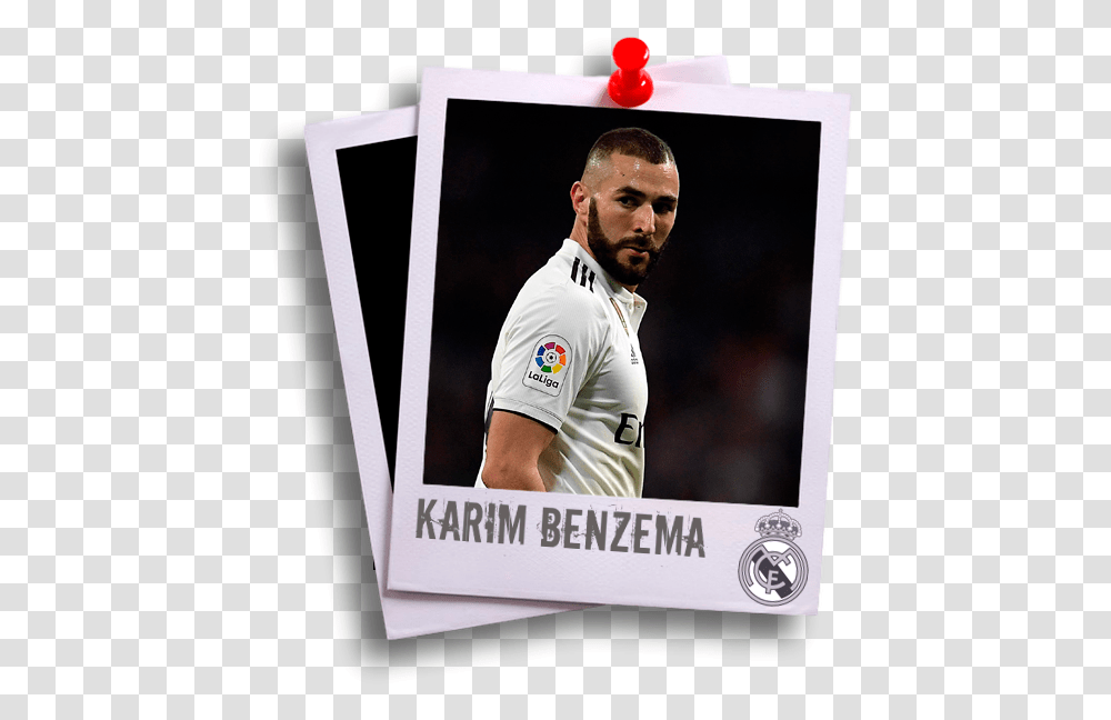 Karim Benzema Real Madrid, Person, Advertisement, Poster Transparent Png