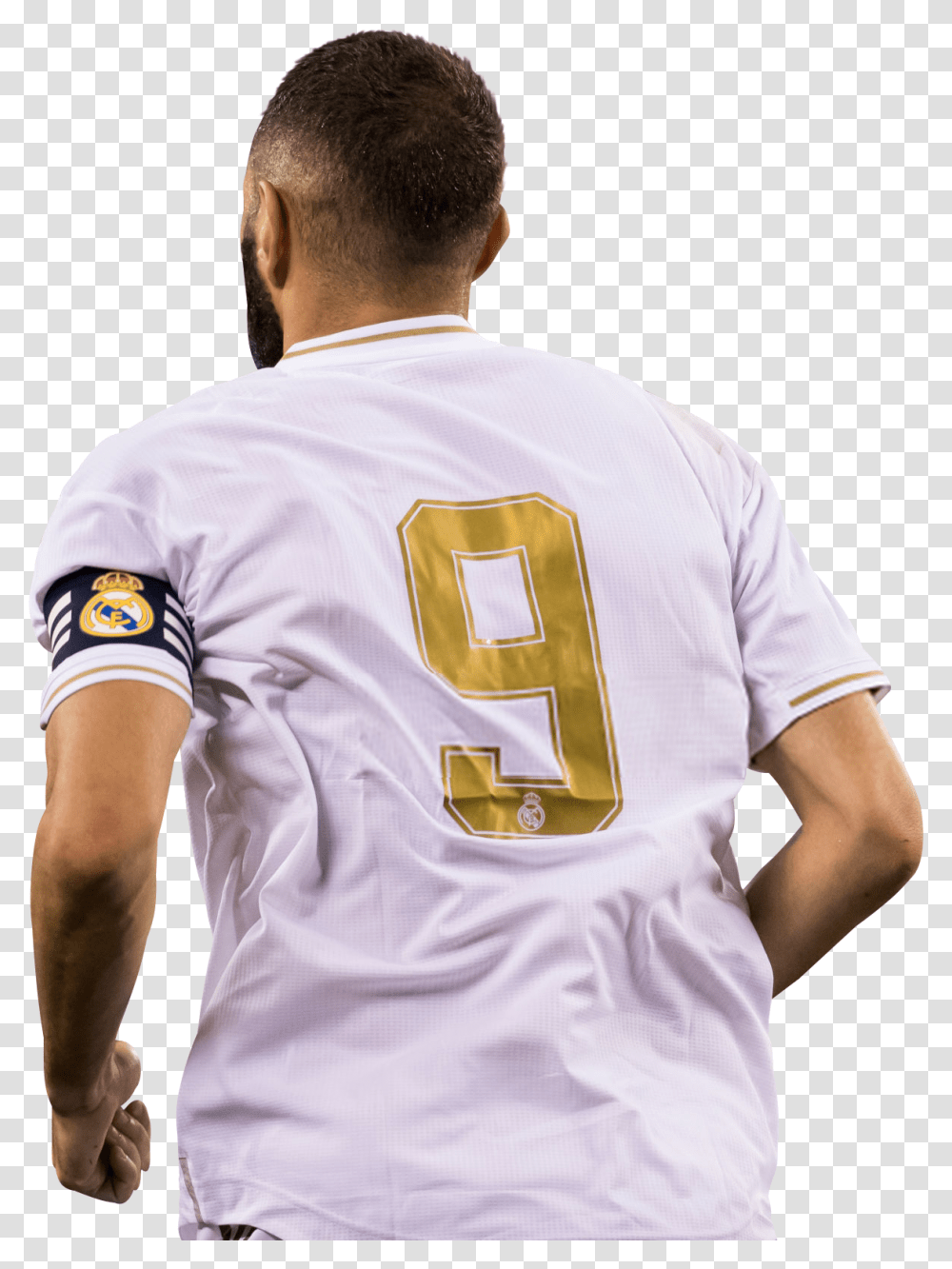 Karim Benzemarender Benzema Captain Real Madrid, Sphere, Shirt, Person Transparent Png
