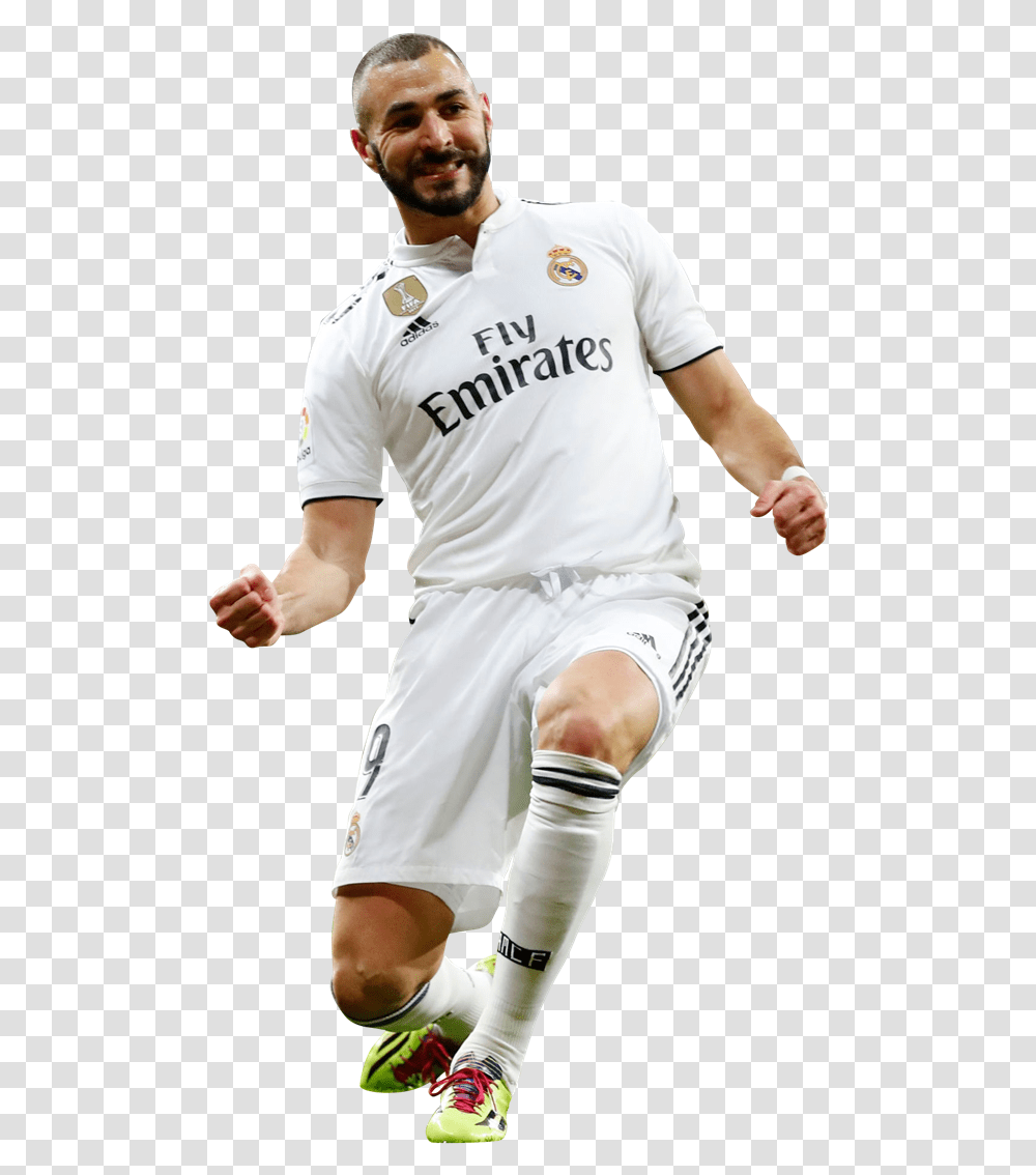 Karim Benzemarender Cut Out Footyrenders Cristiano Ronaldo, Person, People, Sport Transparent Png