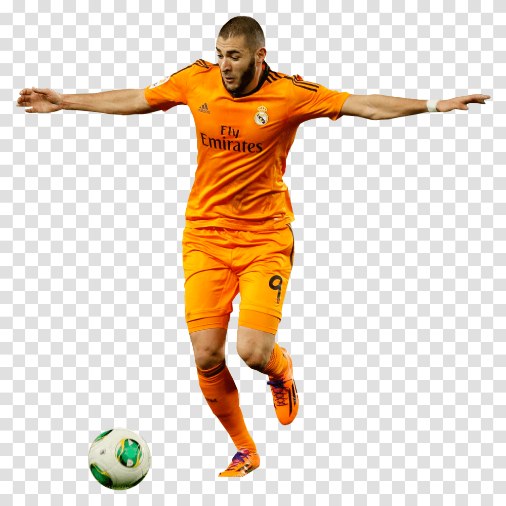 Karim Benzemarender Kick Up A Soccer Ball, Football, Team Sport, Person, People Transparent Png