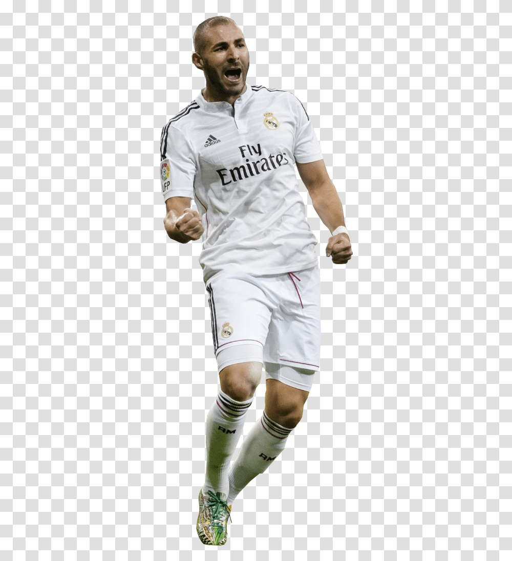 Karim Benzemarender Real Madrid Player, Person, Shorts, Hand Transparent Png