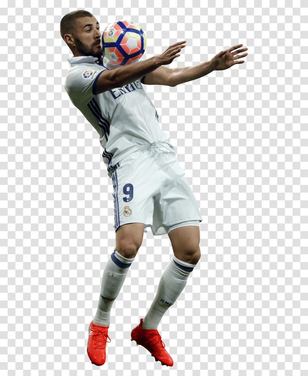 Karim Benzemarender Soccer Player, Person, People, Soccer Ball, Football Transparent Png