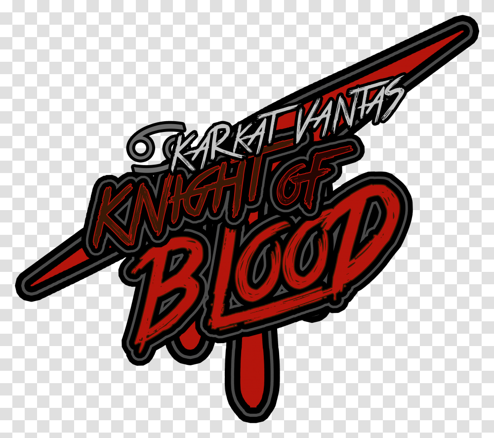 Karkat Character Title Logo Thing Calligraphy, Text, Dynamite, Weapon, Symbol Transparent Png