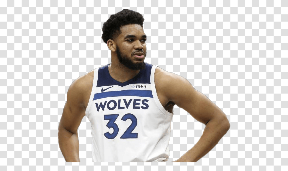 Karl Anthony Towns Download Image Karl Anthony Towns Jordyn Woods, Person, Human, T-Shirt Transparent Png