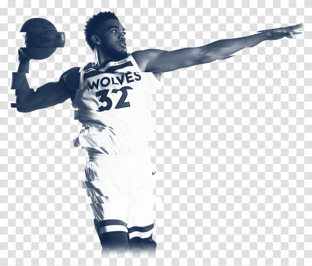 Karl Anthony Towns Glitch Effect Karl Anthony Towns, Person, People, Sport Transparent Png