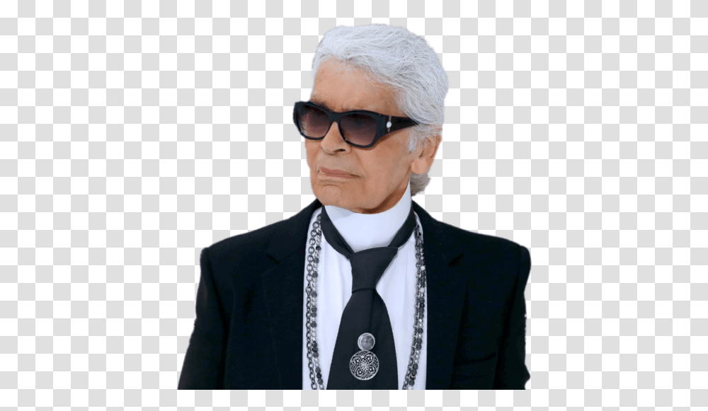Karl Lagerfeld, Tie, Accessories, Person, Human Transparent Png