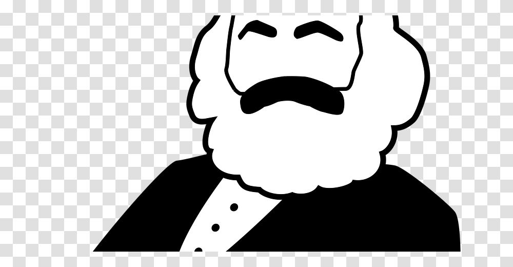Karl Marx Digqu, Stencil, Face, Mustache Transparent Png